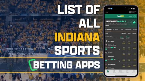 indiana sports betting app|10 Best Indiana Sports Betting Apps May 2025 .